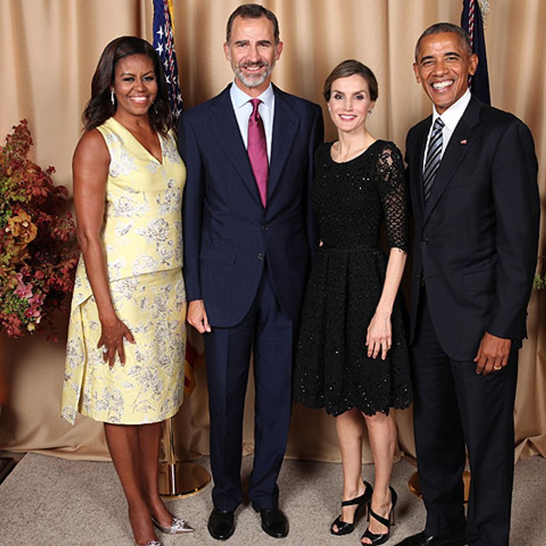 El último encuentro de los reyes Felipe y Letizia con los Obama