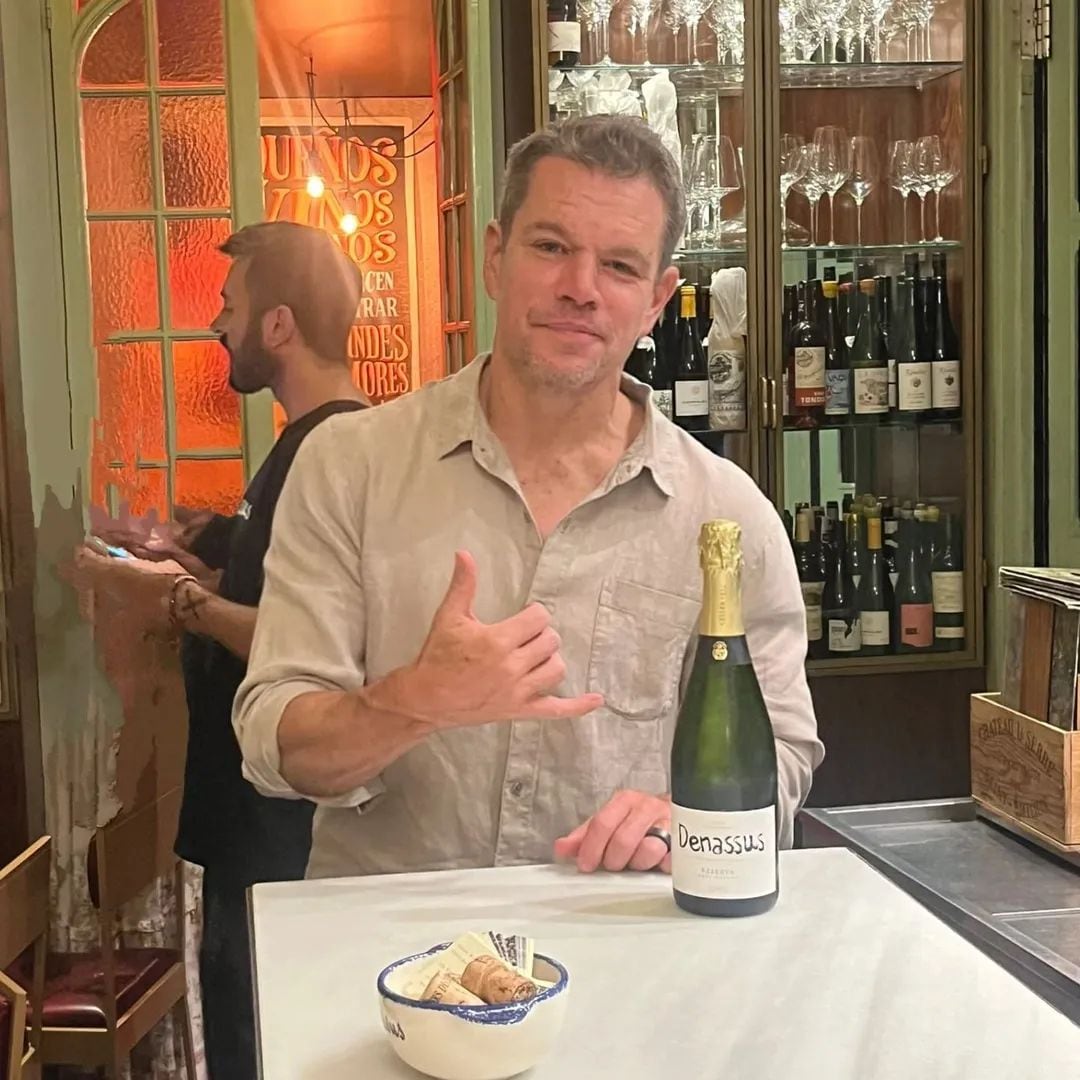 Matt Damon disfruta de una cena en Barcelona y deja un impactante recado al dueño del restaurante