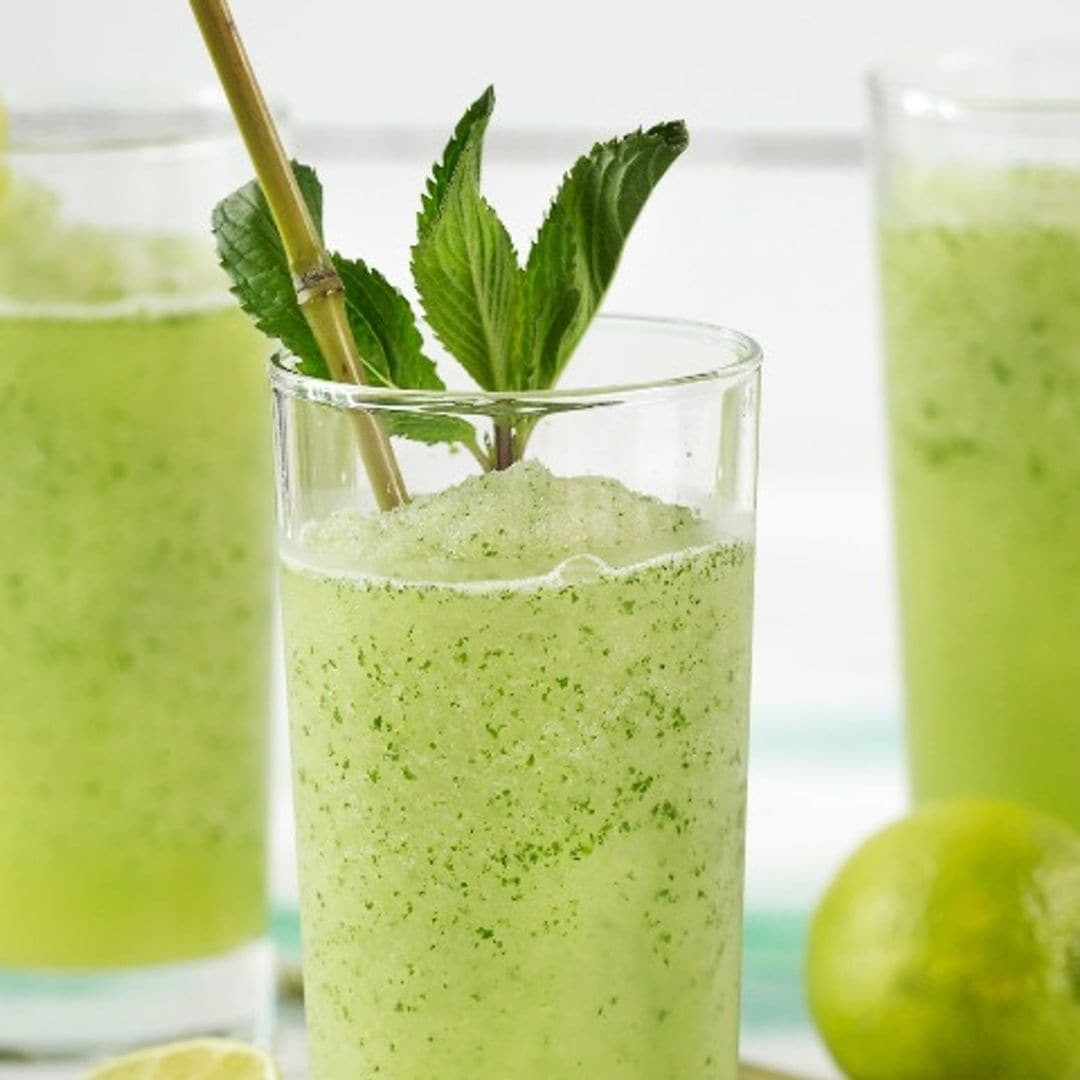Granizado de lima y menta