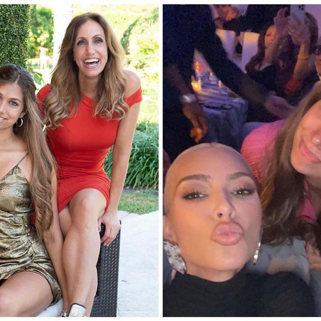 Lina, la hija de Lili Estefan, presume su encuentro con Kim Kardashian