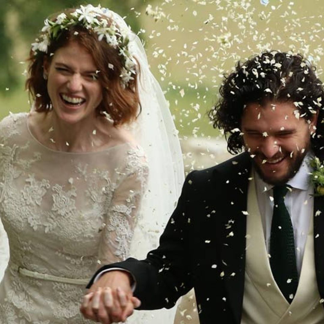 Kit Harington y Rose Leslie se casan rodeados de sus compañeros de 'Juego de Tronos'