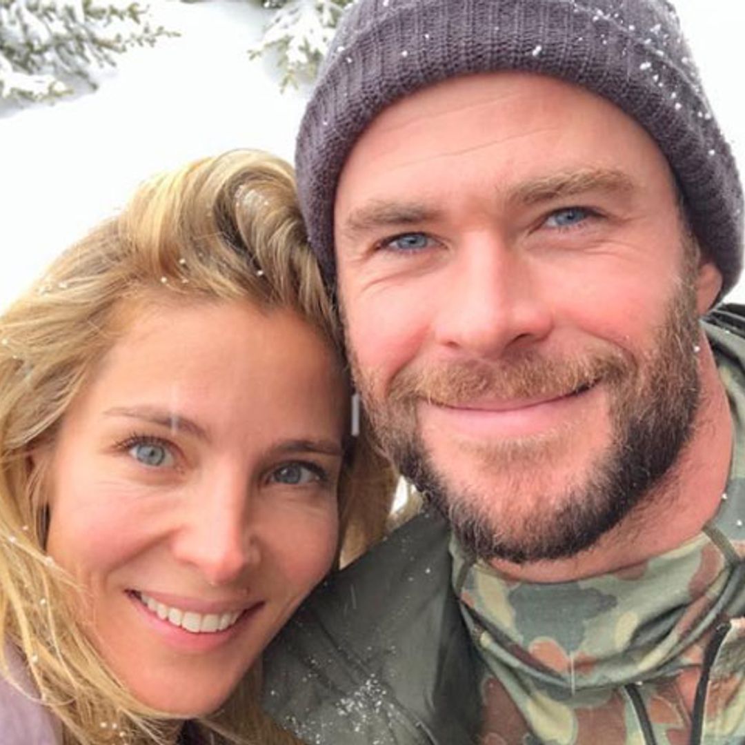 ¡Diversión en el jacuzzi! Elsa Pataky, en bikini y bajo cero con Chris Hemsworth