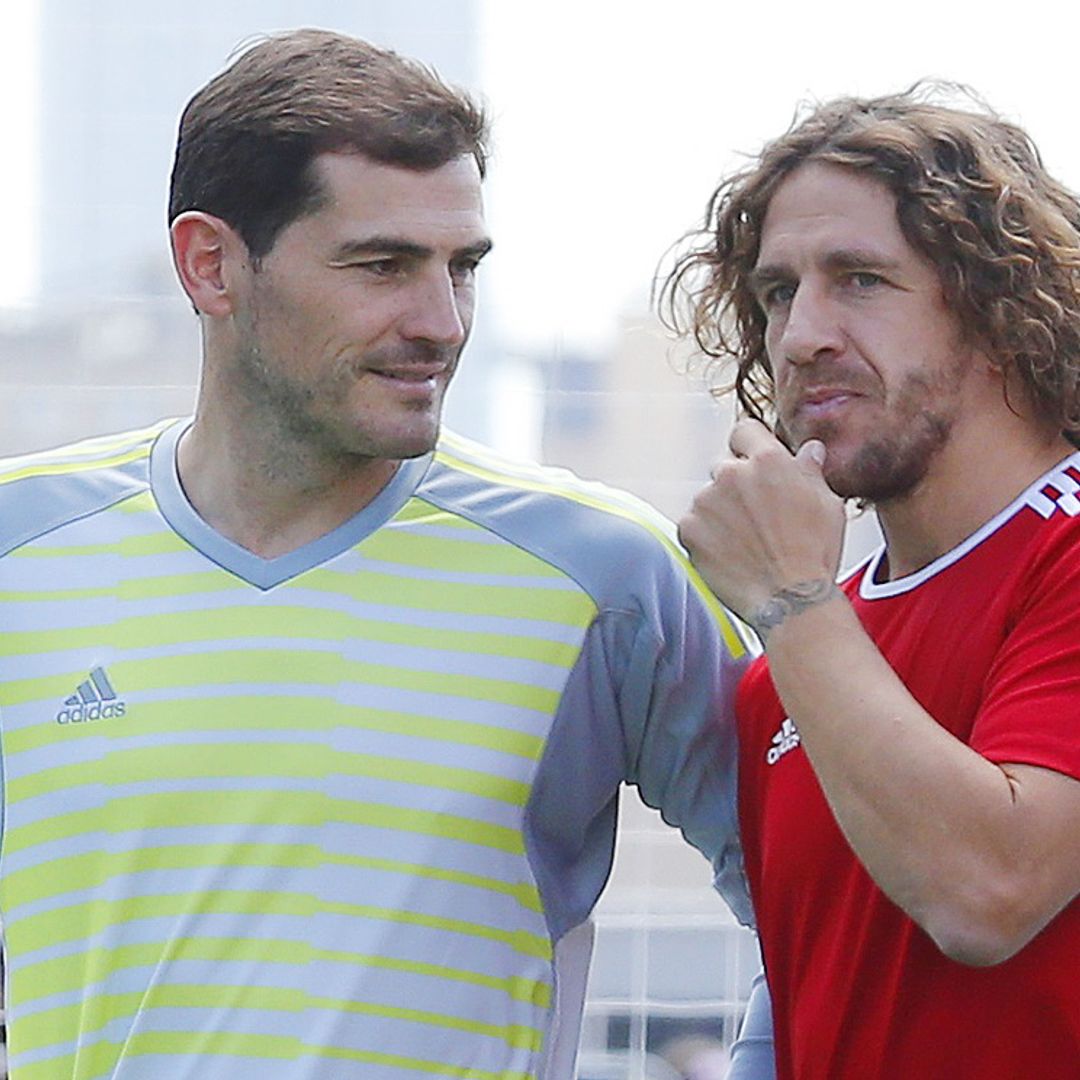 El reencuentro de Iker Casillas y Carles Puyol: 'Qué alegría verte tan bien'