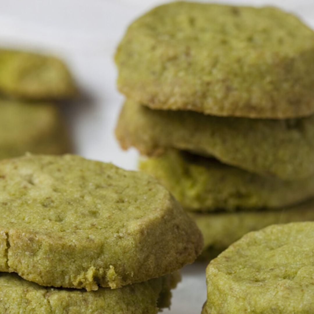 Galletas 'shortbread' de té 'matcha'