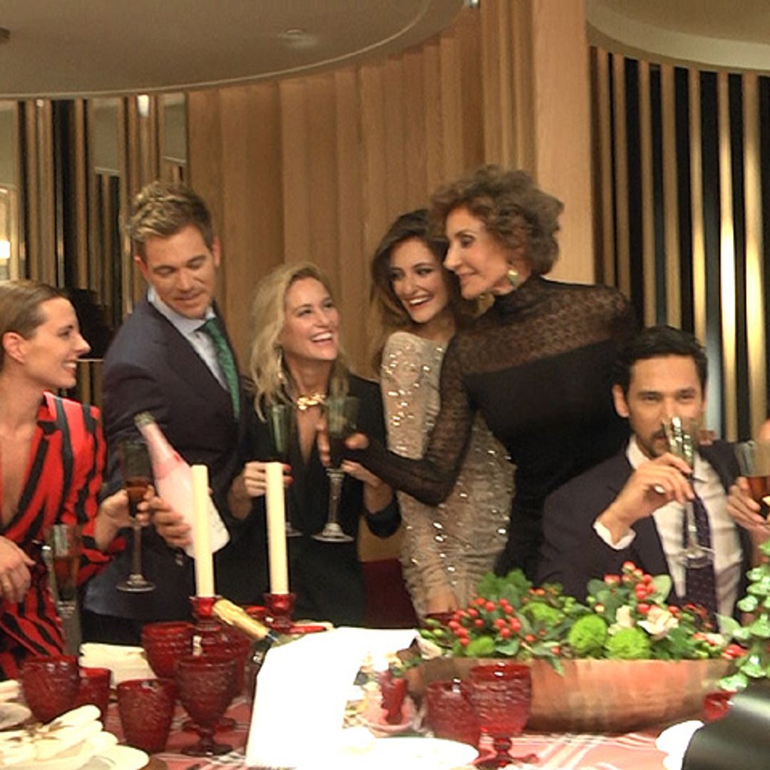 Naty Abascal, Eugenia Silva, Julio Benítez, Amelia Bono... Una Navidad con mucho estilo