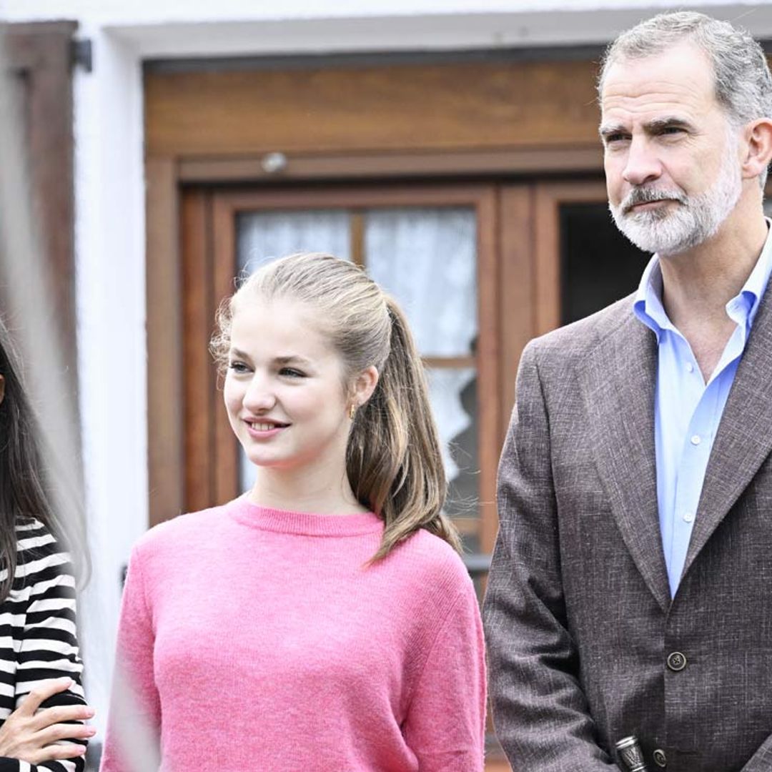 Doña Letizia toma la palabra en nombre de la princesa de Asturias