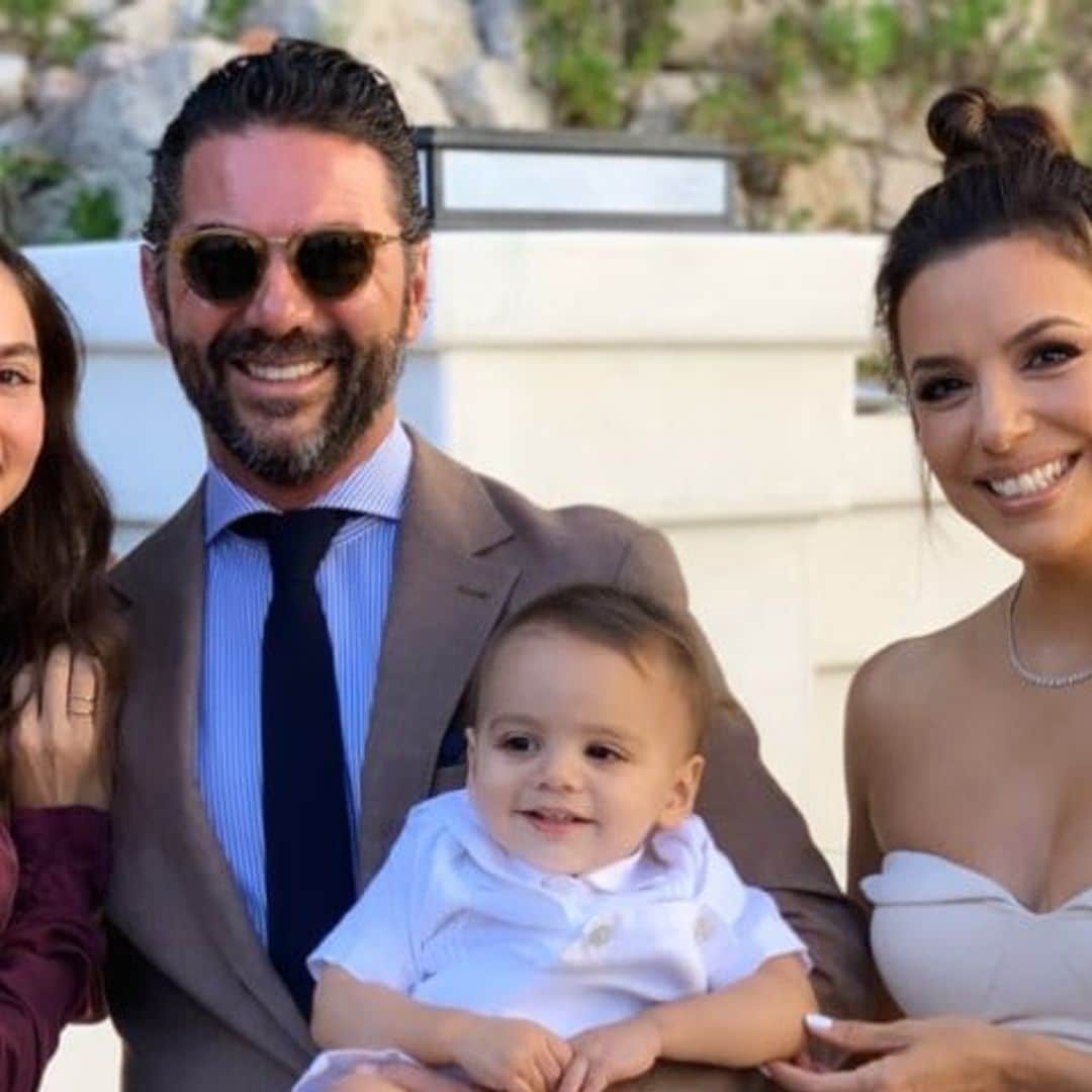 El enorme parecido entre Santiago, el hijo de Eva Longoria, y Mariana Bastón, su hermana mayor