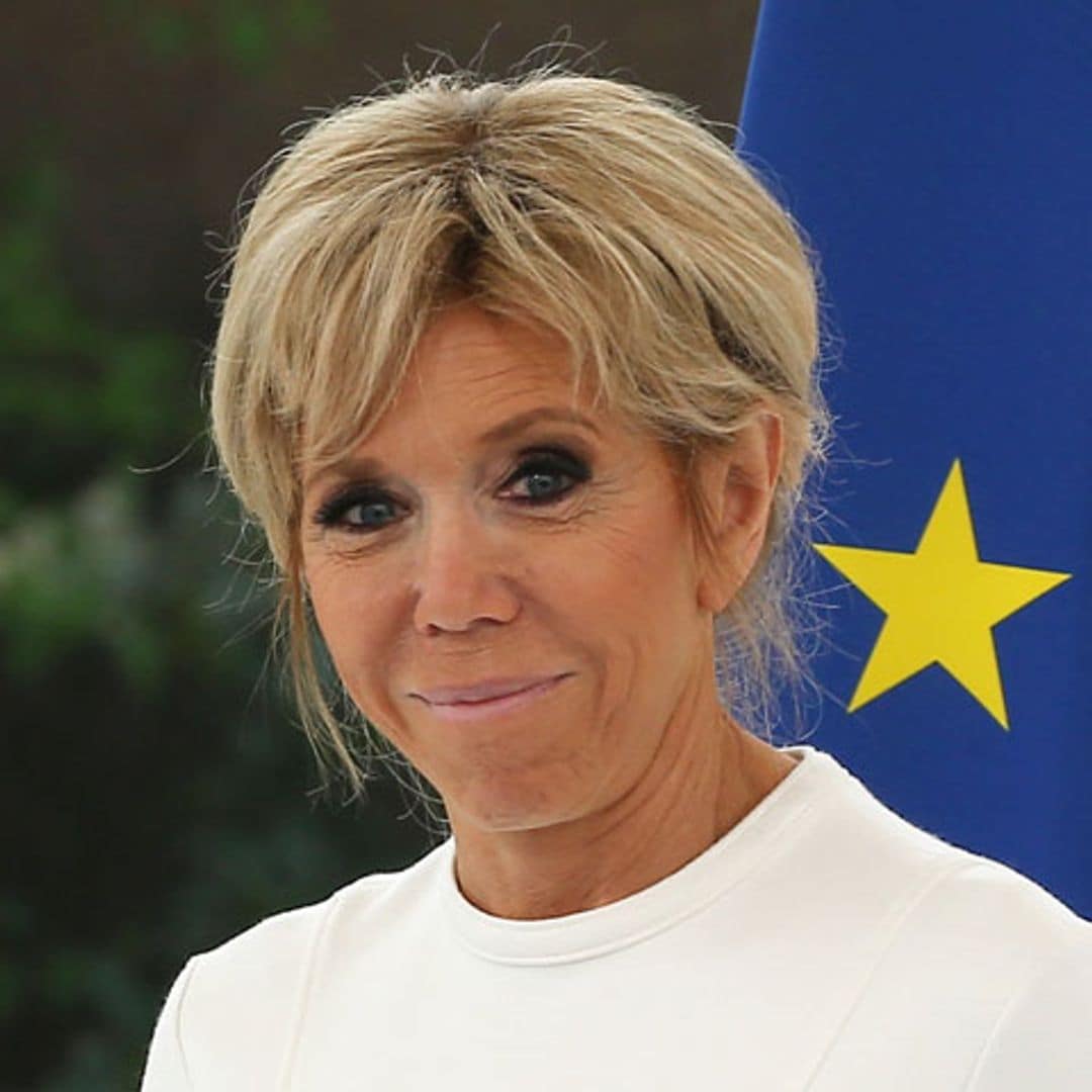 El perfecto 'working denim' de Brigitte Macron