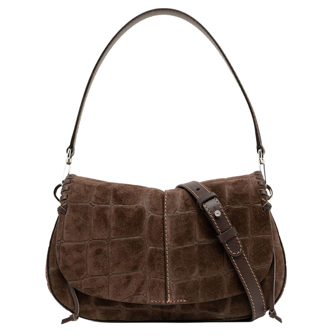 Bolso de ante (325 €), de Gianni Chiarini