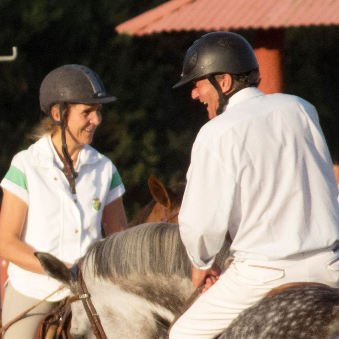 La infanta Elena y el jinete Luis Astolfi en una imagen de archivo