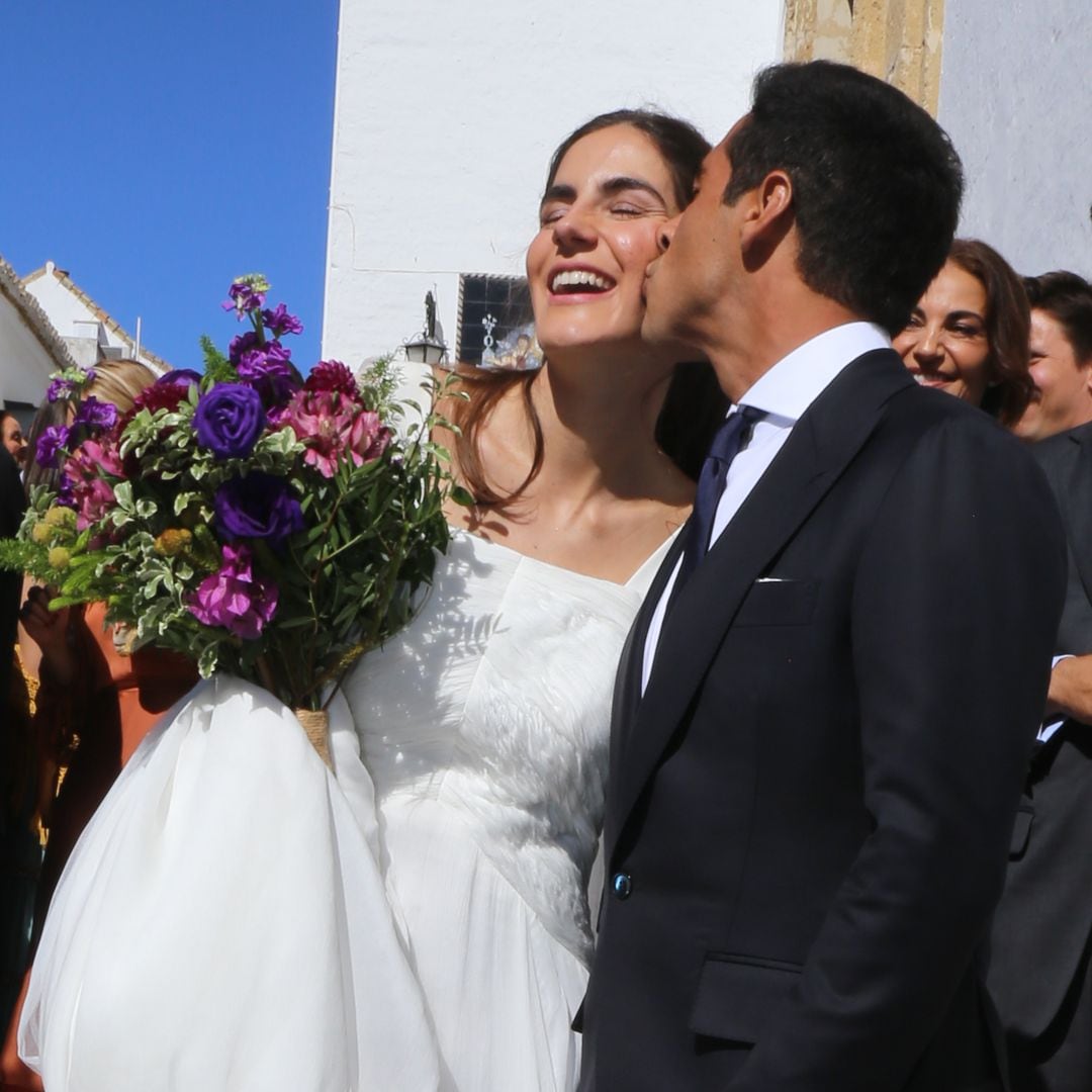 EN VÍDEO. Las primeras palabras de los recién casados ​​Alberto Herrera y Blanca Llandres tras el “sí, quiero”