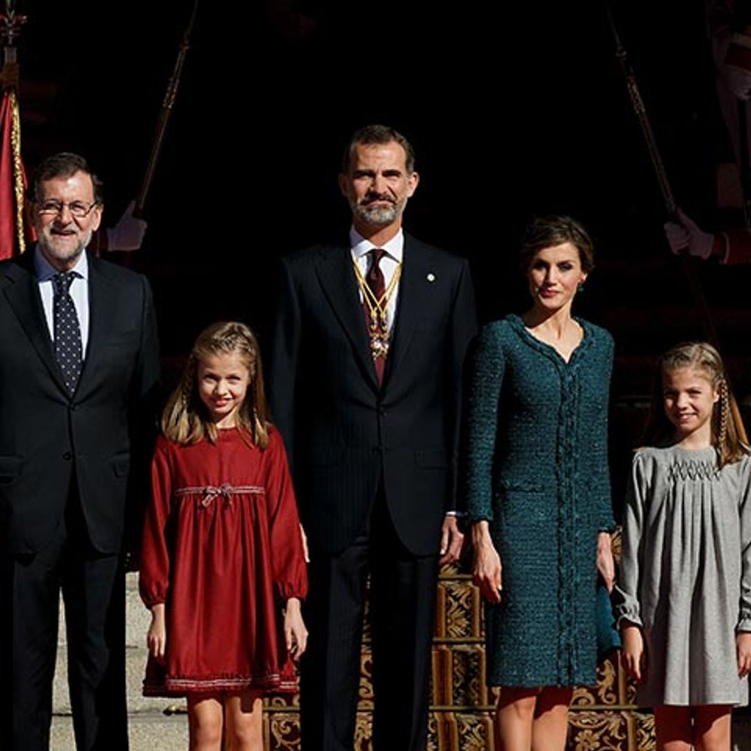 Doña Letizia, sobria y elegante, repite modelo en la solemne apertura de la XII legislatura