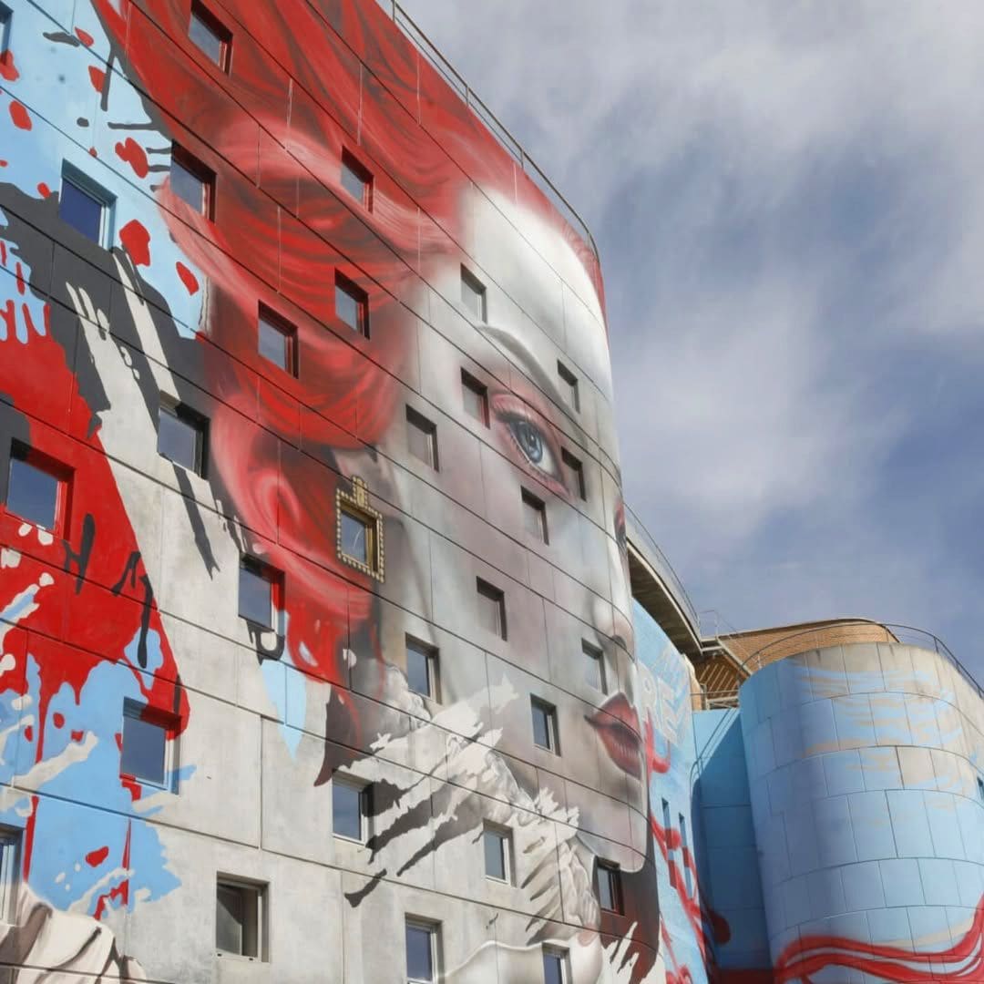 Mural del Palacio de Vistalegre de carabanchel, Madrid