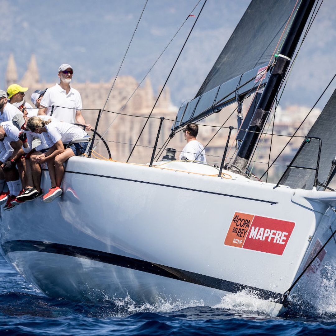Don Felipe acude a la segunda sesión de entrenamientos de la 41 Copa del Rey MAPFRE