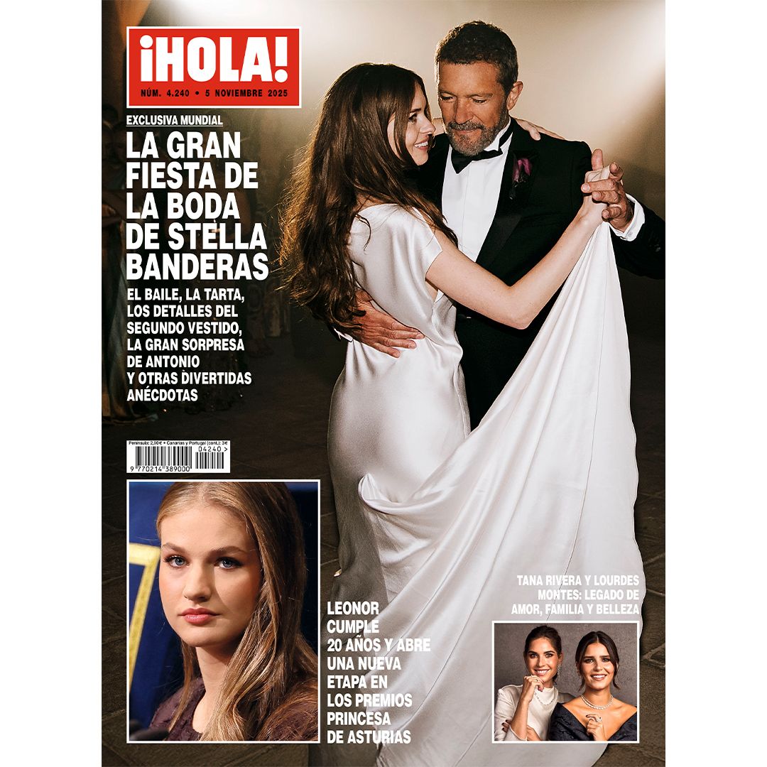 De las fotos aún no vistas de la boda de Stella Banderas a la imagen de unión entre Tana Rivera y Lourdes Montes: los detalles del nuevo número de ¡HOLA!