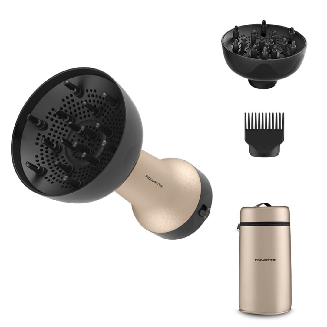 Curl Harmony, de Rowenta (69,99 euros); un secador suave con difusor XL de cerdas extralargas, ideal para unos rizos elásticos, definidos y brillantes.