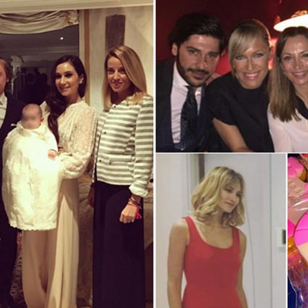 Israel Bayón y Cristina Sainz bautizan a su hija Daniela