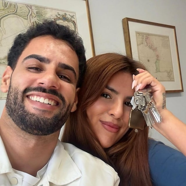 Isa Pantoja con Asraf Beno