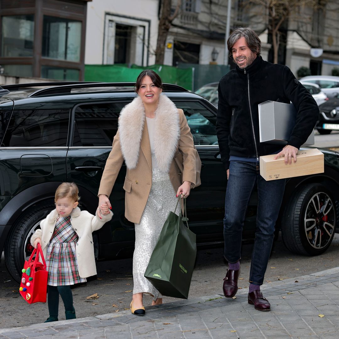 Isabelle Junot and Alvaro Falco in Madrid on Thursday, 25 December 2025.