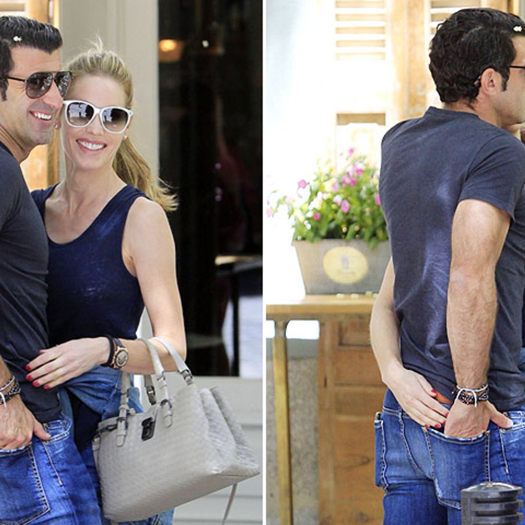 ¡Esto es amor! Las imágenes más románticas de Luis Figo y Helen Svedin