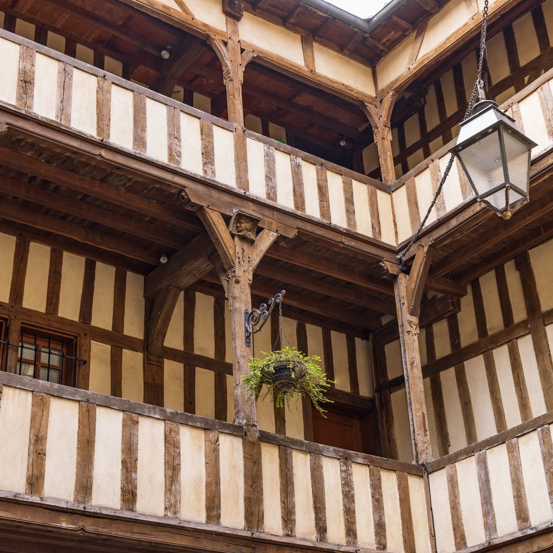Ciudad medieval de Troyes, Francia