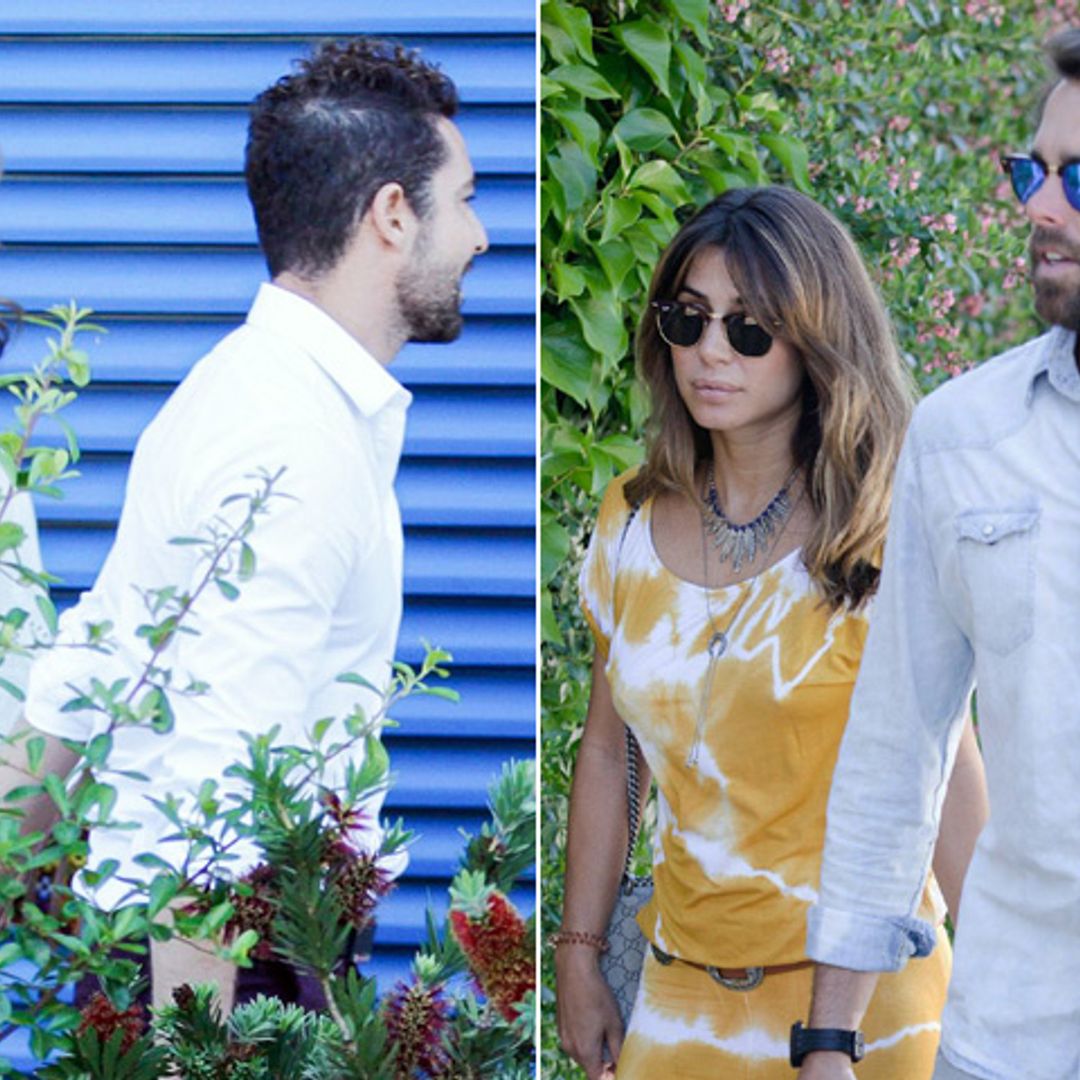 David Bisbal y Elena Tablada, juntos con sus respectivas parejas en un día muy especial