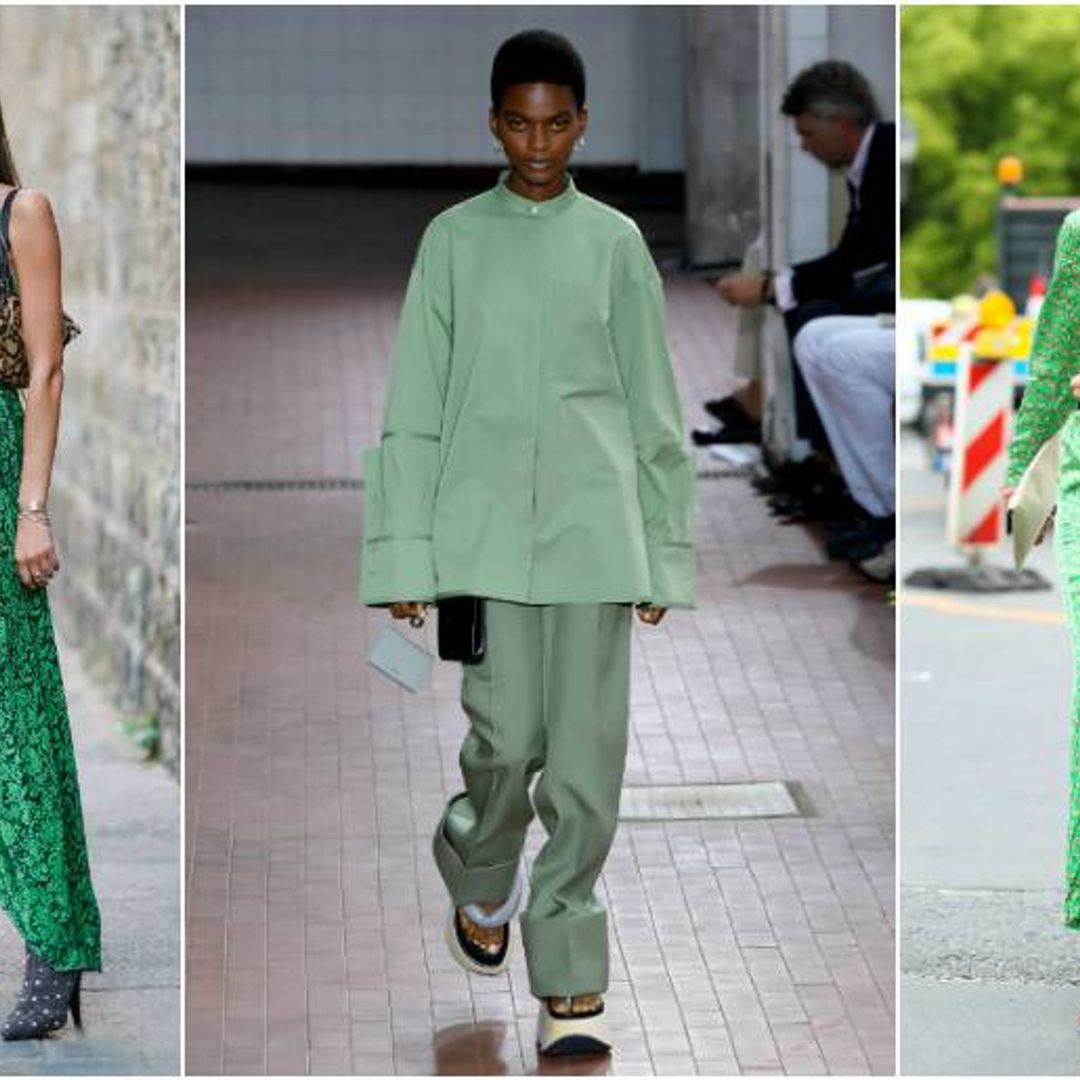 Verde, el color que domina las pasarelas este año