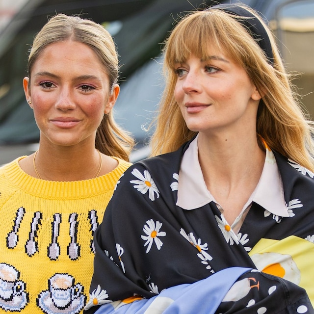 Caetana Botelho Afonso y Mafalda Patricio en la Milan Fashion Week