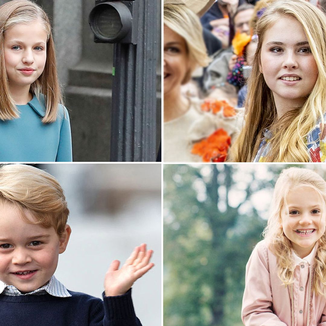 De la princesa Leonor a George de Cambridge: los niños que algún día serán reyes