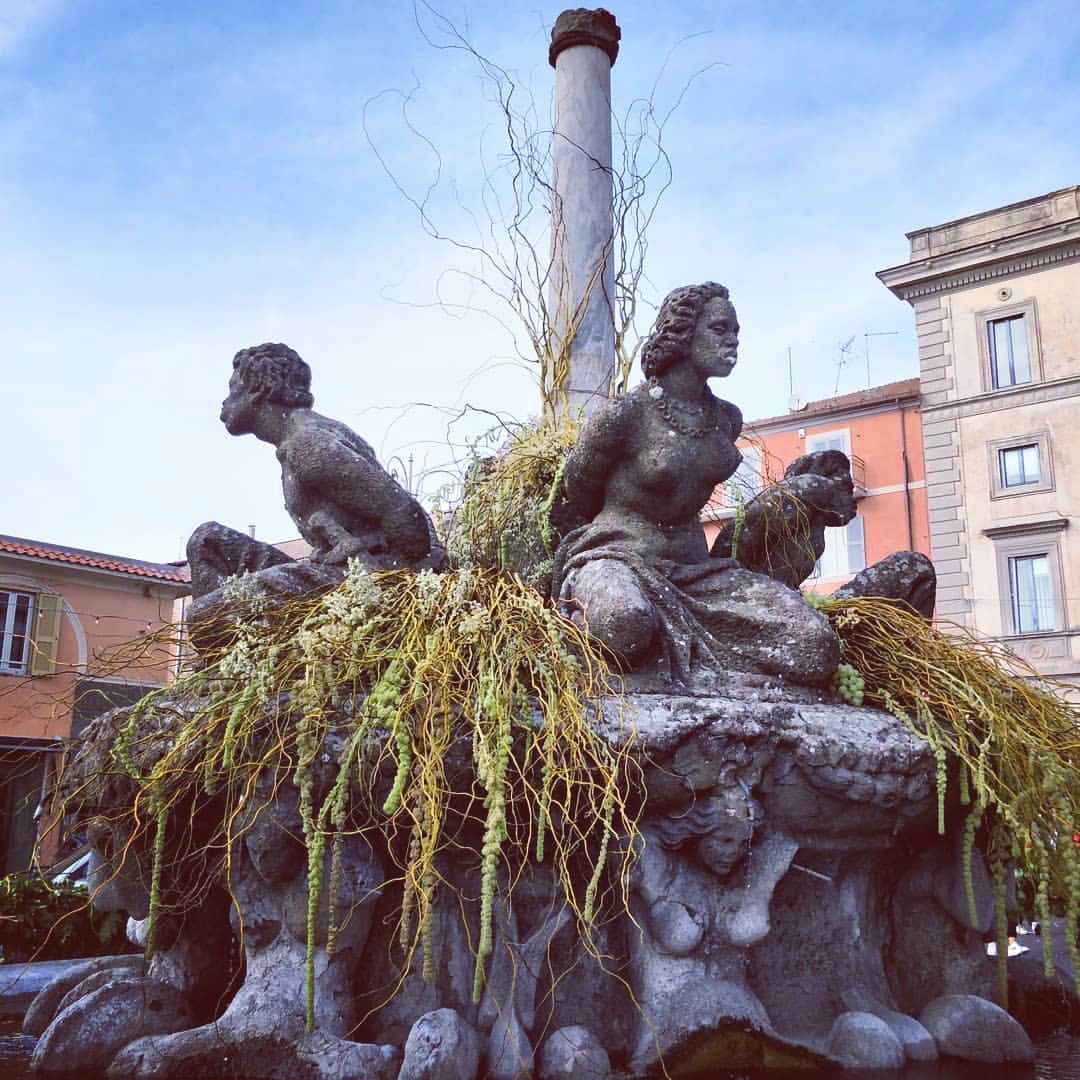 Fontana dei Quattro Mori, Marino, Castelli Romani, Italia