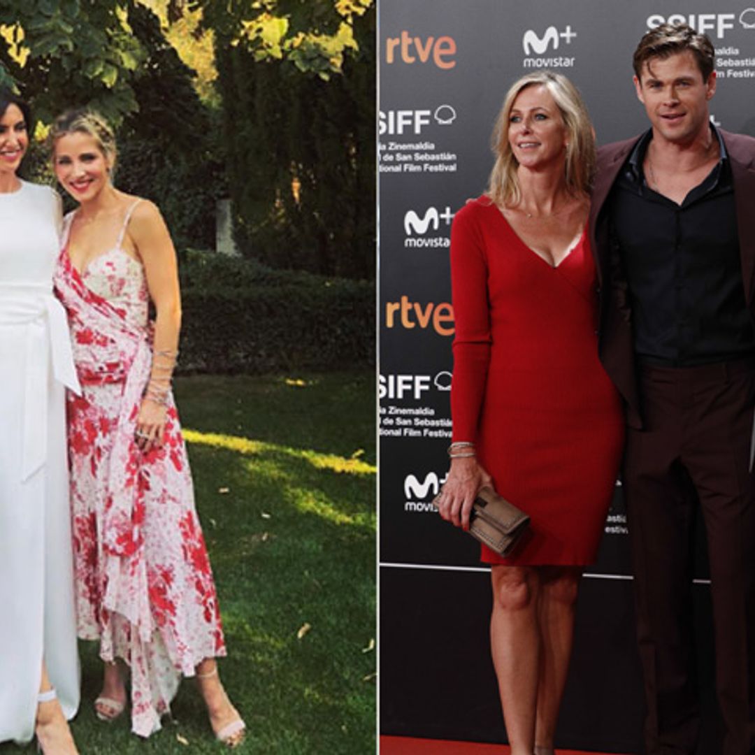 Elsa Pataky, de boda en Madrid, mientras Chris Hemsworth se da un baño de masas en San Sebastián