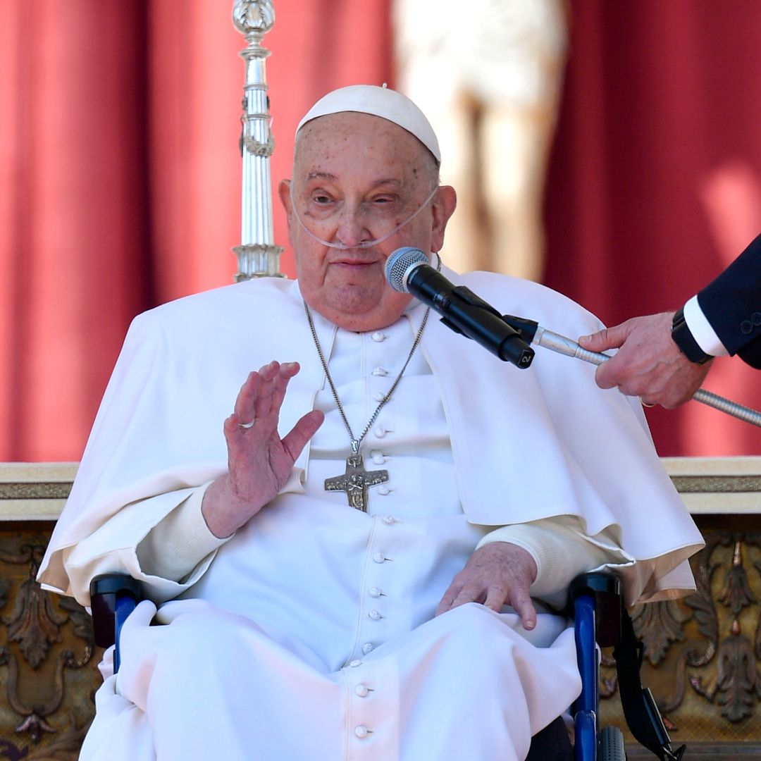 El Papa Francisco emitió un breve mensaje a los presentes 