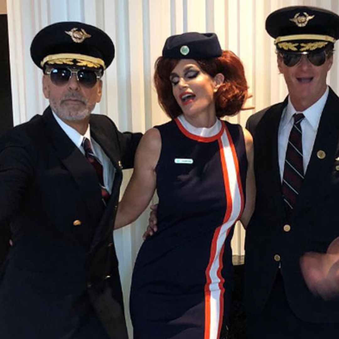 EN VÍDEO: Cindy Crawford y George Clooney, unos anfitriones de altos vuelos