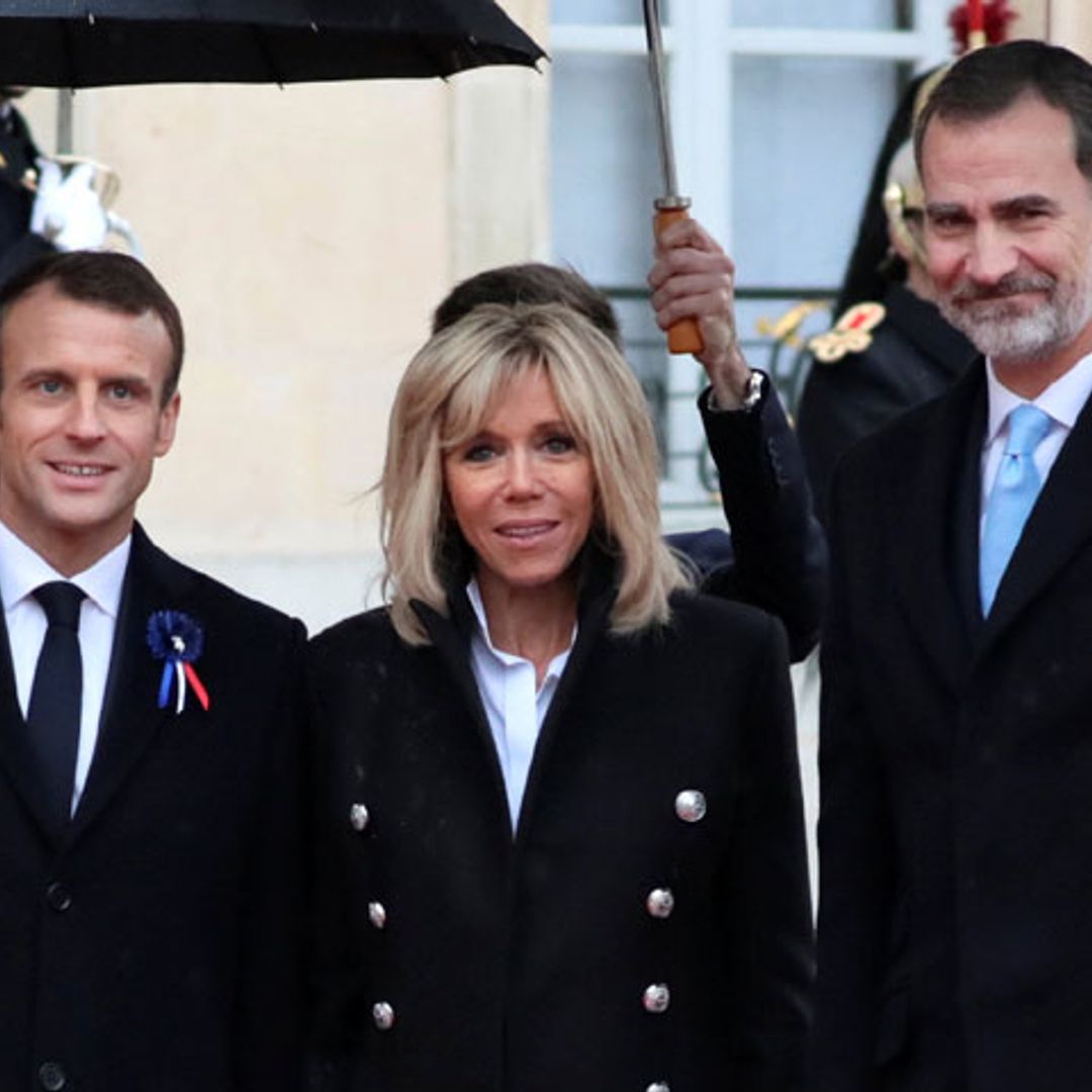 El rey Felipe acude, junto a Emmanuel Macron y Alberto de Mónaco, al centenario del armisticio en París