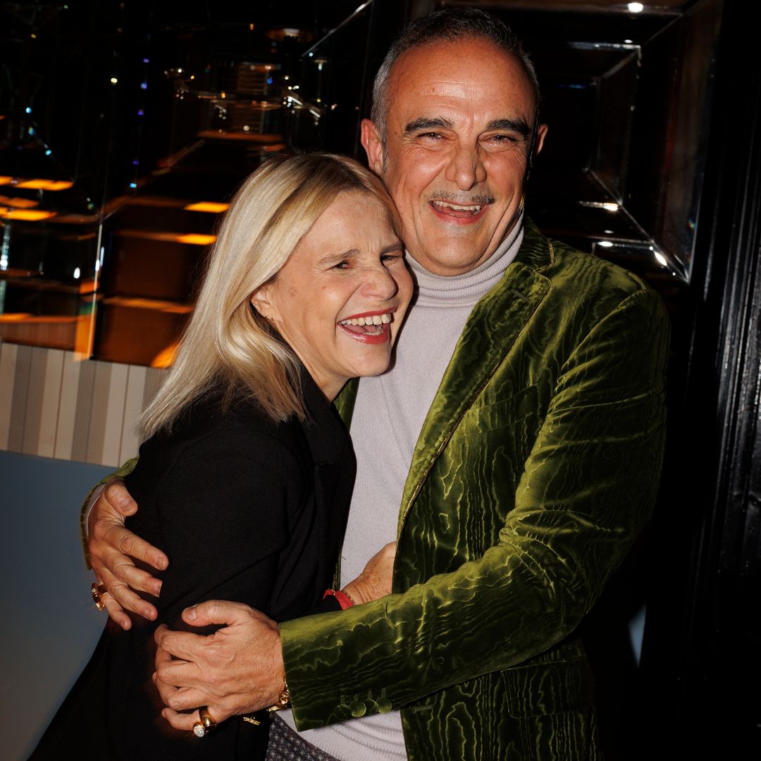 Eugenia Martínez de Irujo con el interiorista Lorenzo Castillo, anfitrión del evento de MARCIANO by GUESS