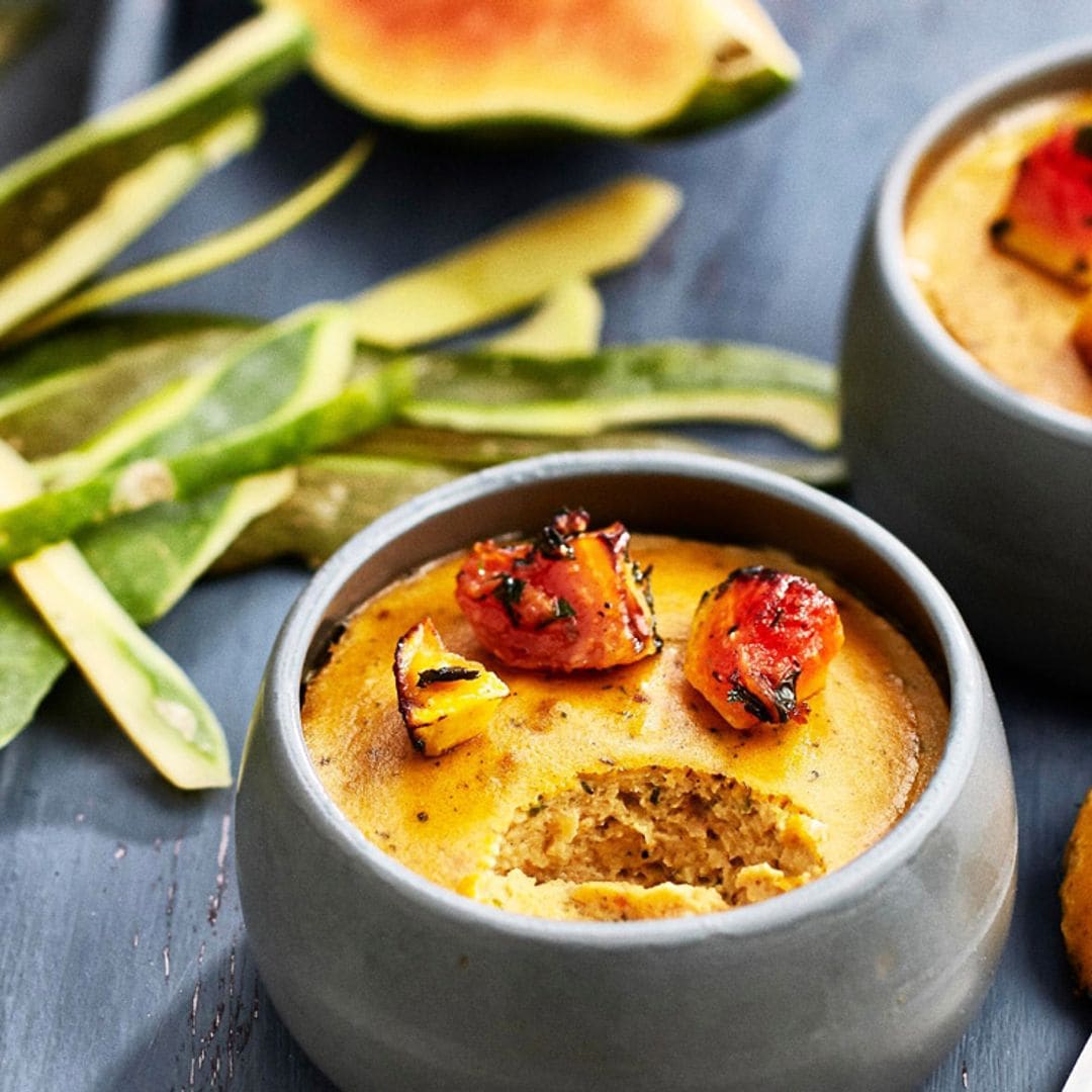 Hoy, de postre… ¡flan de frutas!