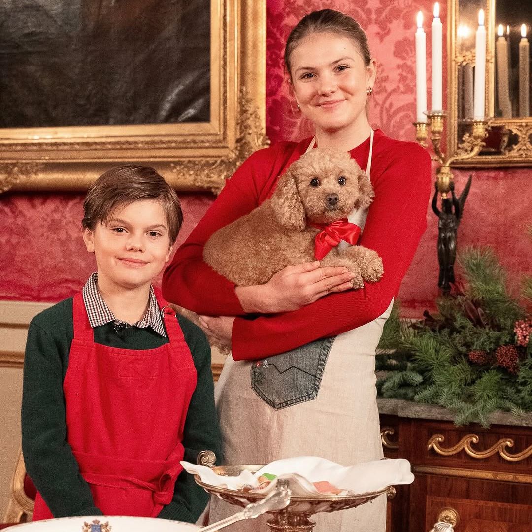 ¿Qué traman Estelle y Óscar de Suecia? Los pequeños se ponen el delantal en las cocinas de palacio