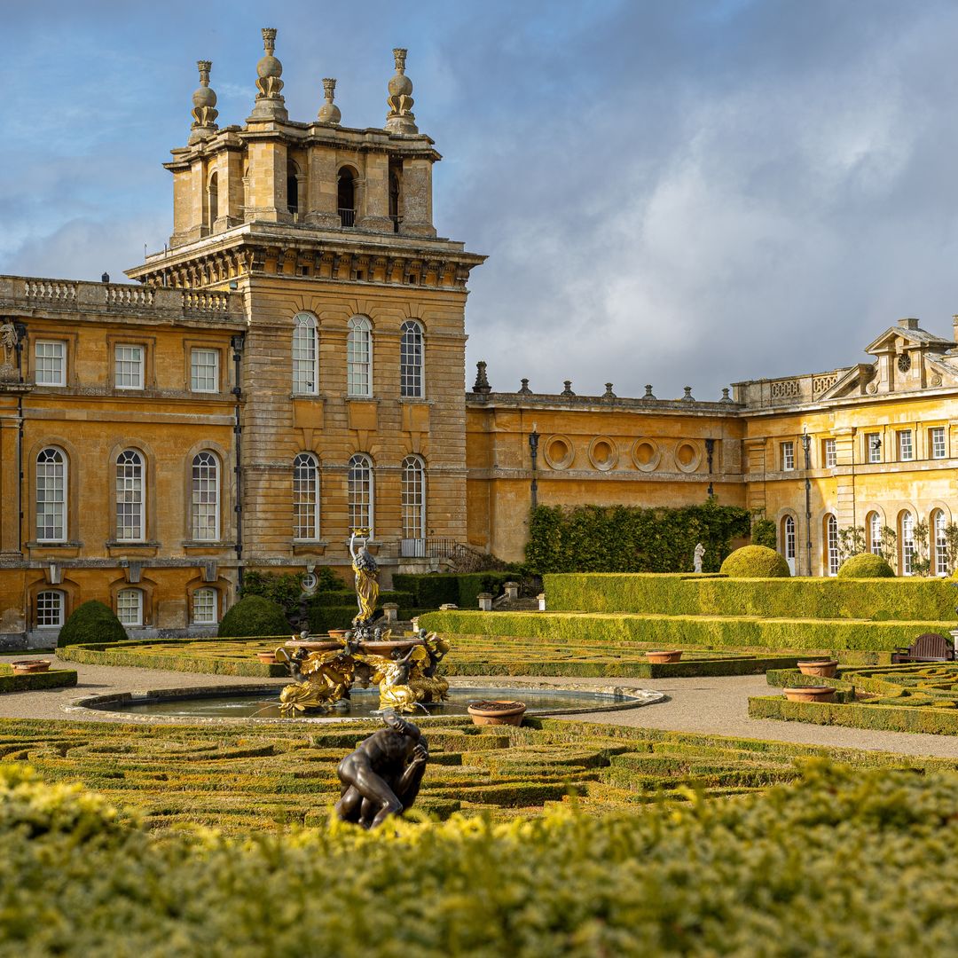 Jardines de Blenheim Palace, Woodstock,,Oxfordshire, donde nació Winston Churchill, Inglaterra, los Cotswolds.