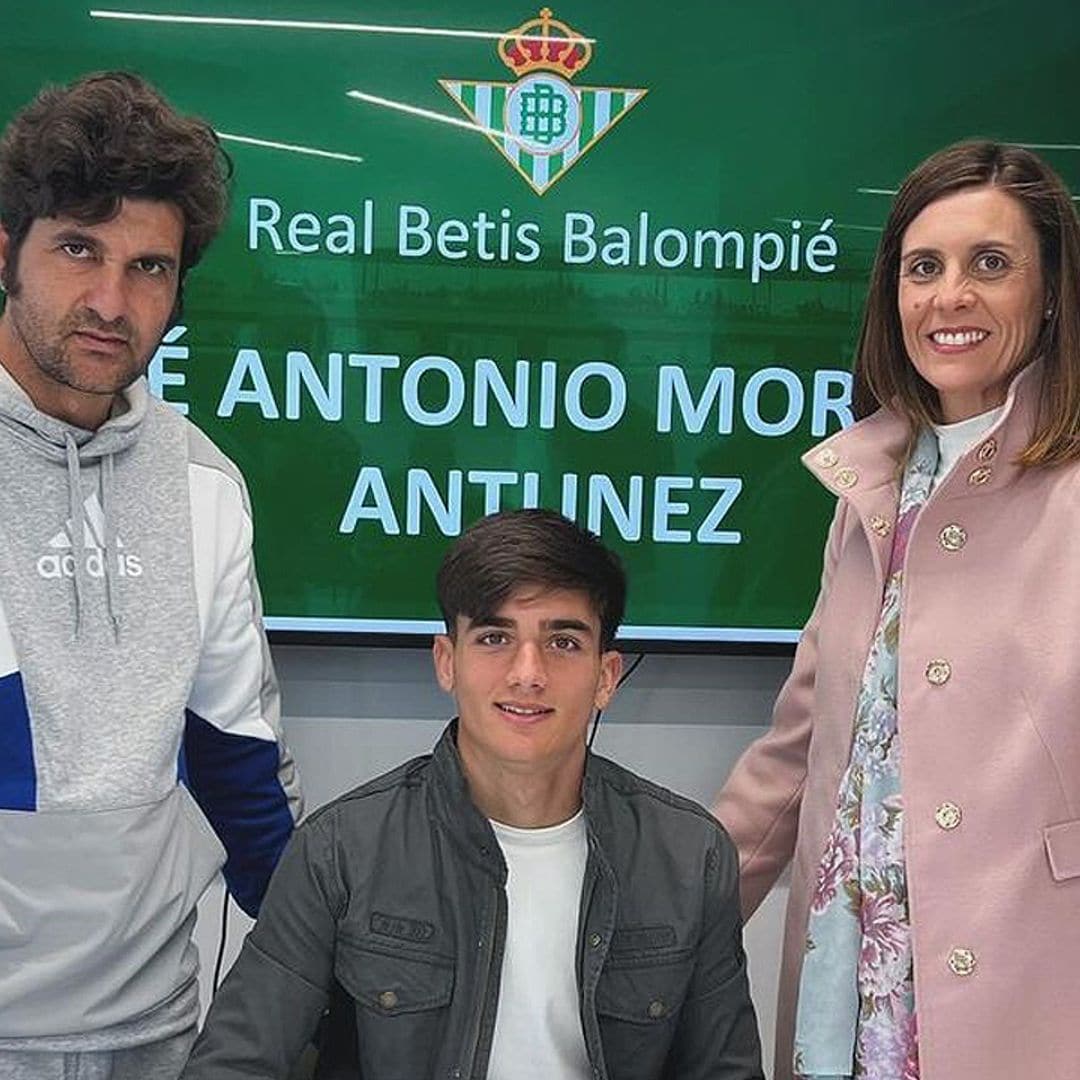 Conoce a José Antonio, el hijo de 16 años de Morante de la Puebla que acaba de fichar por el Betis