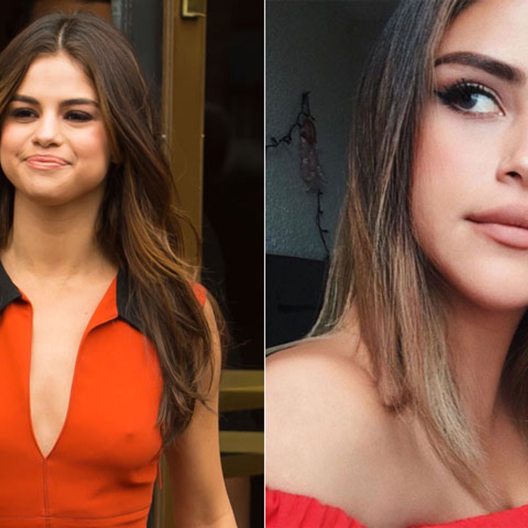 ¡Separadas al nacer! Así es la doble de Selena Gómez