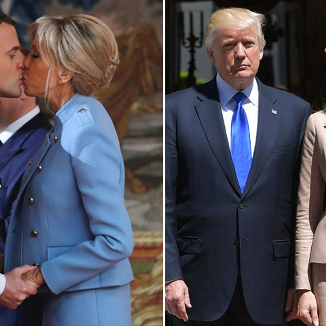 Macron 'vs' Trump: las grandes diferencias de los dos matrimonios presidenciales del momento