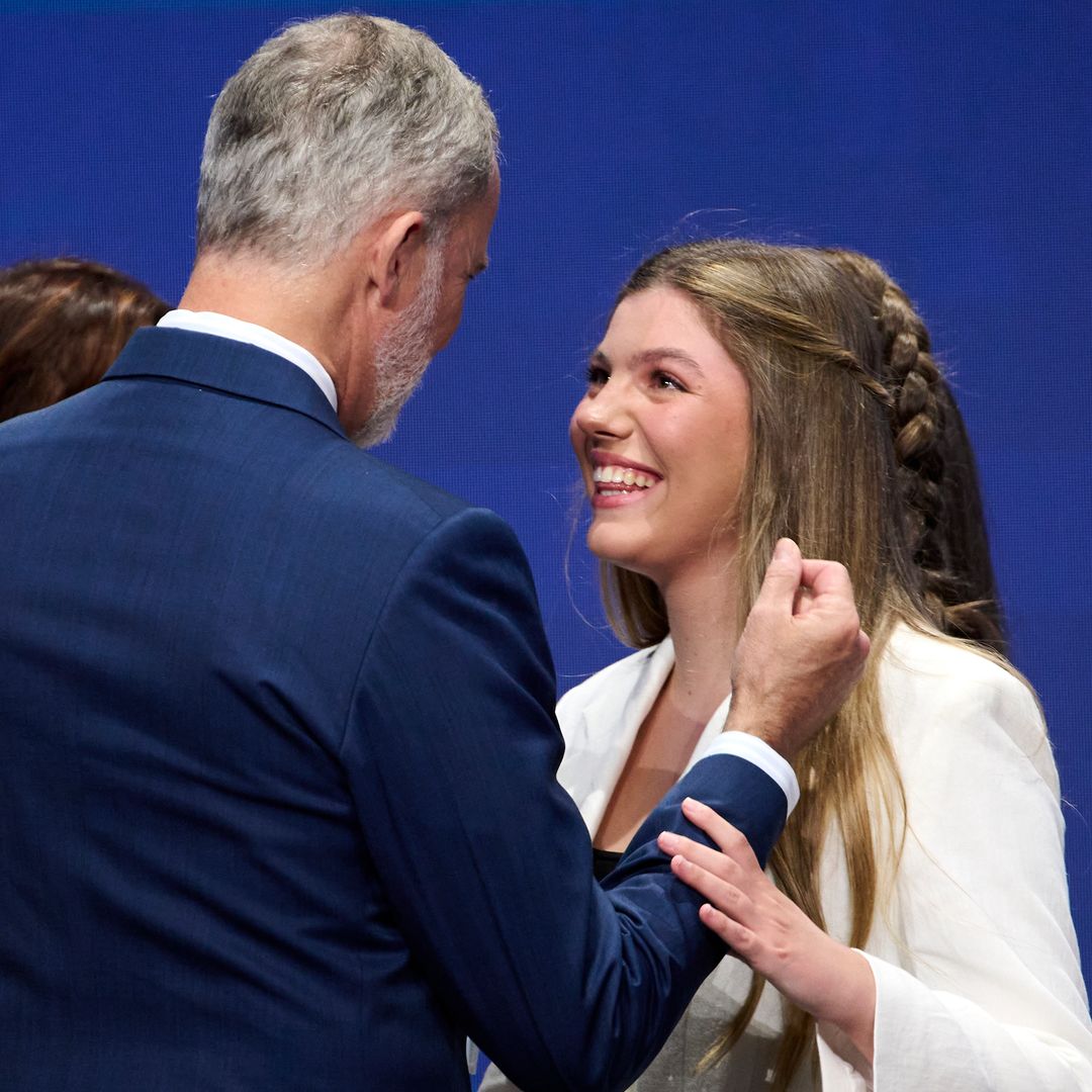 Lo que no se vio: la emoción de la infanta Sofía y el orgullo de Felipe VI después del gran debut