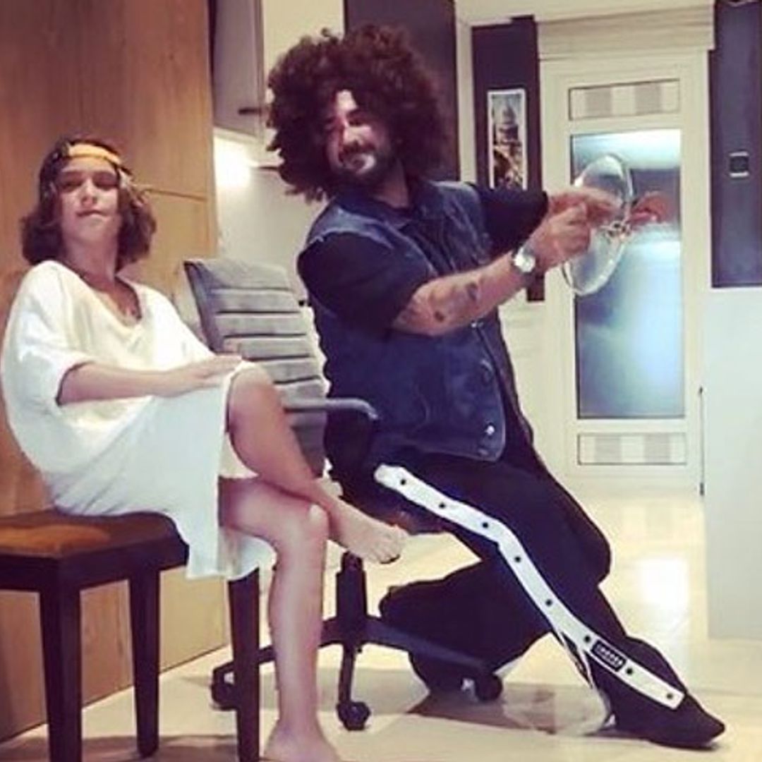 Antonio Orozco y su hijo Jan, protagonistas de la versión más divertida del 'Kiki Challenge'