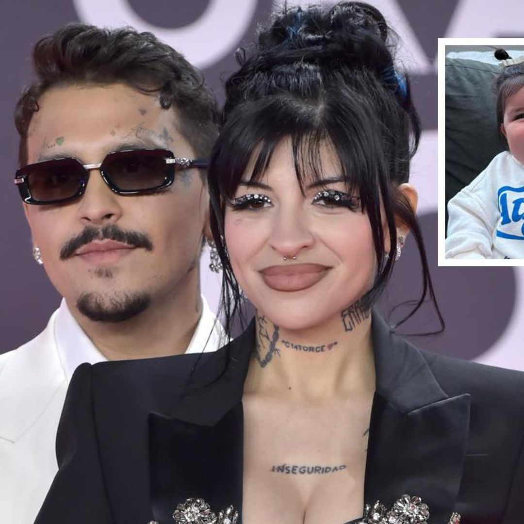 Con tiernas fotos, Cazzu y Nodal celebran los 7 meses de Inti