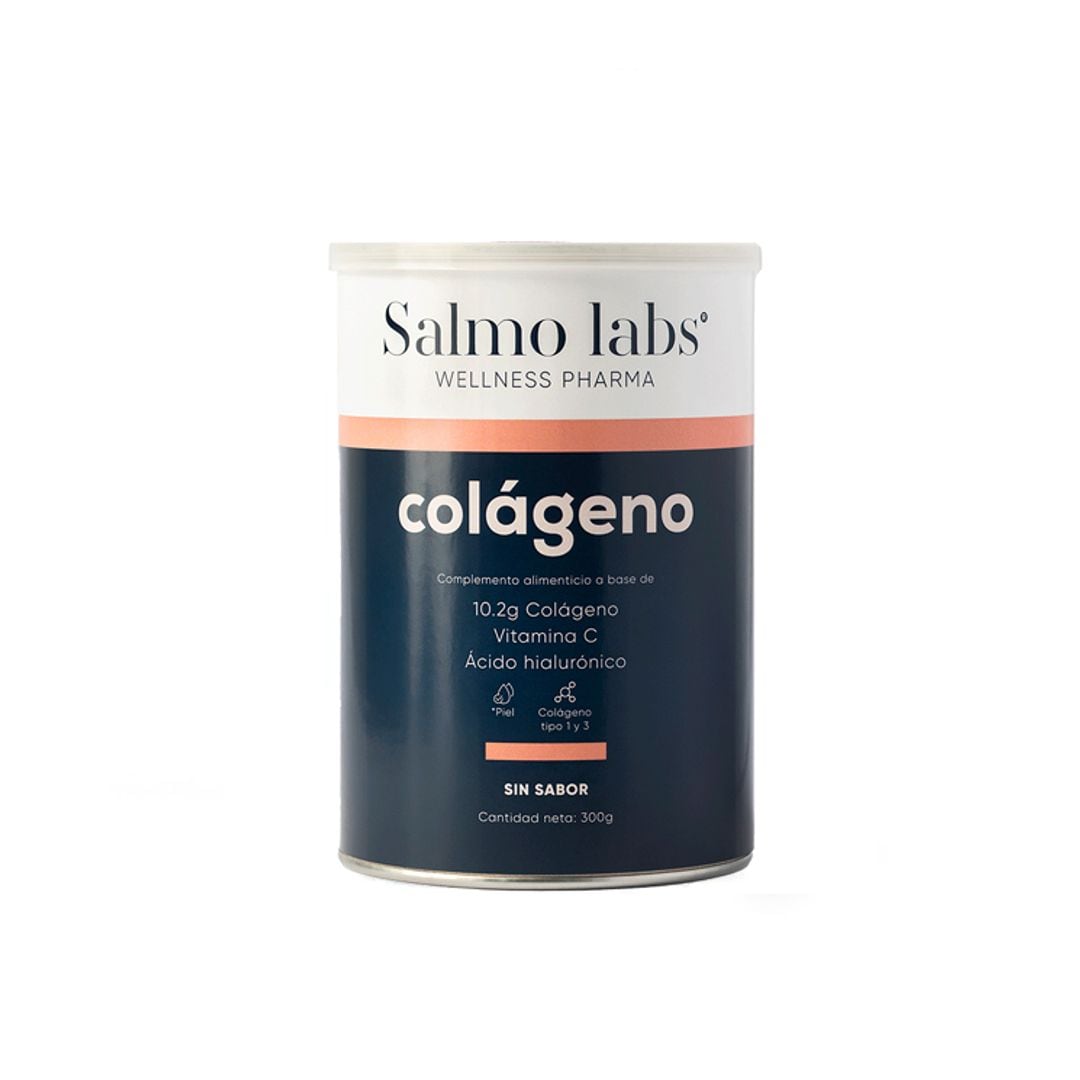 Beauty Colágeno, de Salmo Labs (34,95 euros), es un complemento de colágeno hidrolizado enzimáticamente de tipo 1 y 3 con vitamina C y ácido hialurónico. Un tratamiento de belleza en polvo de elevada biodisponibilidad que con una dosis proporciona la cantidad diaria recomendada. 
