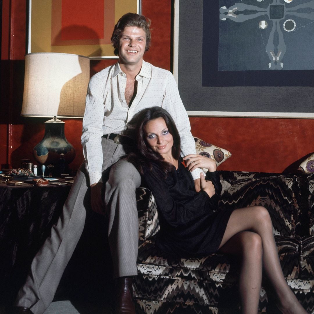 Egon y Diane von Fürstenberg en su apartamento de Manhattan (1972)