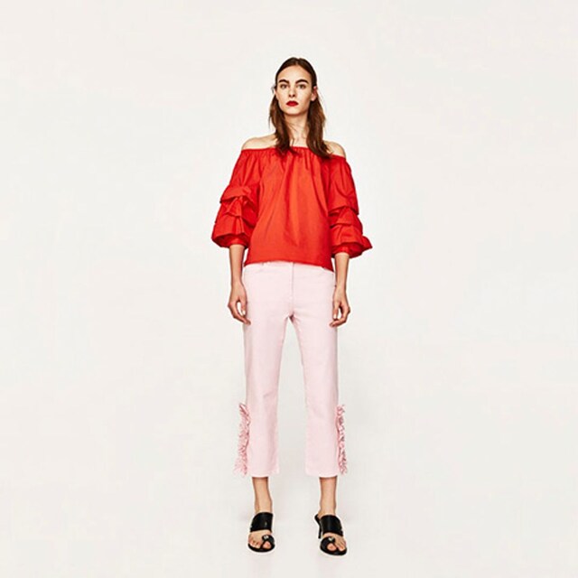 blusas camisetas zara