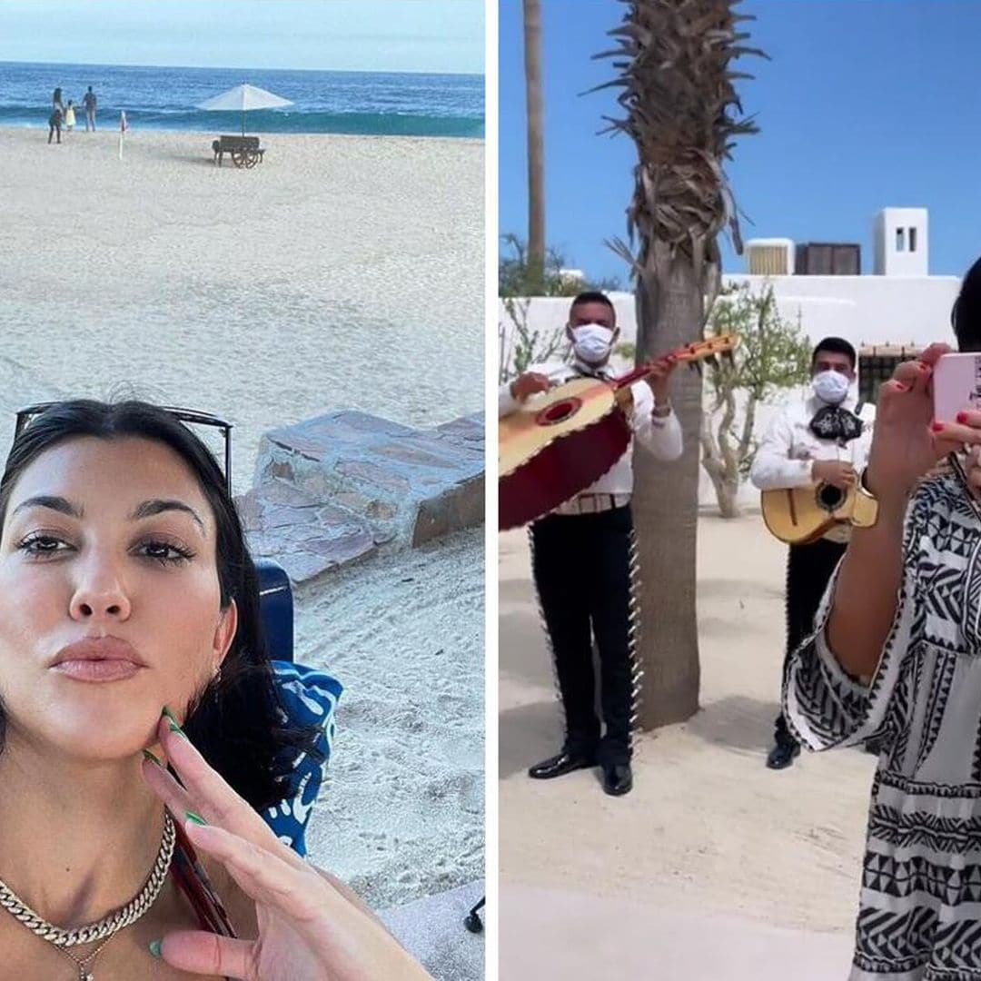 Kourtney Kardashian y Kris Jenner, una escapada en pareja a México