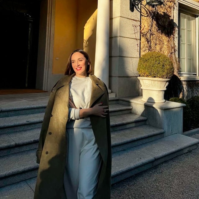 Tamara Falcó con look athleisure