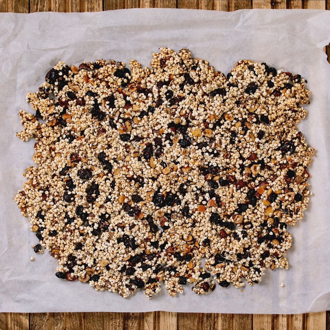 Granola de frutos secos al horno